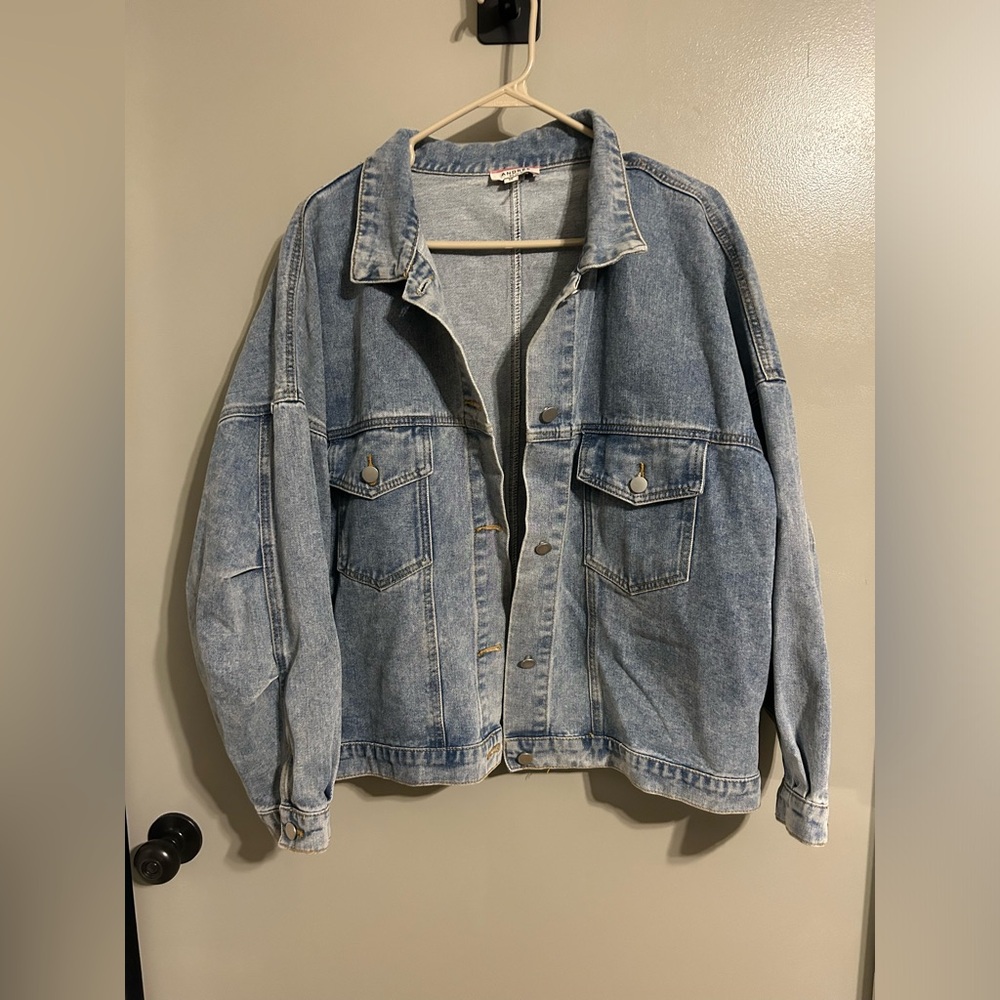 ANDREE BY UNIT Light Blue Jean Jacket